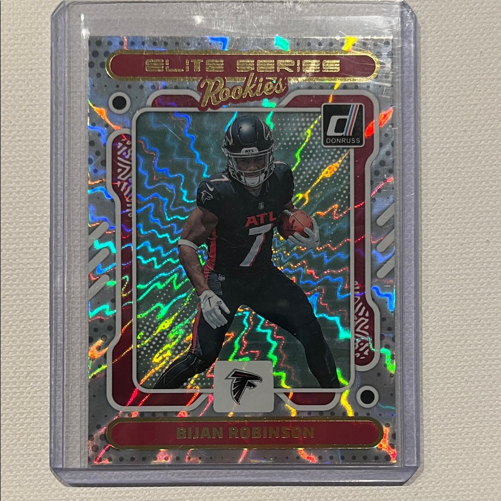 2023 (RC) Bijan Robinson Panini Donruss Elite Series Rookies Holo #4